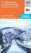 O.S. Explorer 187 Llandovery/Llanymddyfri