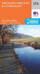 O.S. Explorer 256 Wrexham/Wrecsam & Llangollen