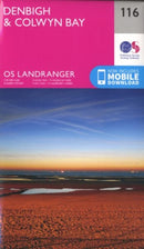 O.S. Landranger 116 Denbigh and Colwyn Bay / Dinbych a Bae Colwyn