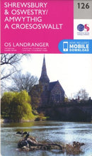 O.S. Landranger 126 Shrewsbury & Oswestry/Amwythig a Croesoswallt
