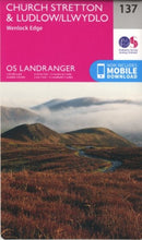 O.S. Landranger 137 Church Stretton and Ludlow, Wenlock Edge /Llwydlo, Wenlock Edge