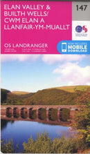 O.S. Landranger 147 Elan Valley and Builth Wells/Cwm Elan a Llanfair-ym-Muallt