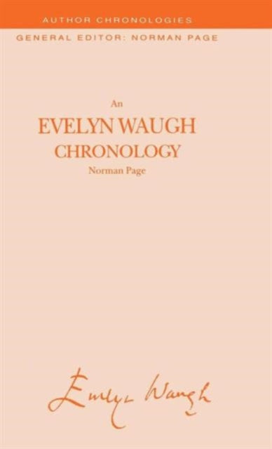 An Evelyn Waugh Chronology-9780333638941