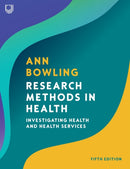 Research Methods in Health: Investigating Health and Health Services-9780335250929