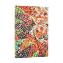 2026 Gaudi's Sun (Gaudi's Mosaics) Mini 18-month Horizontal Hardcover Flexi Dayplanner 2025-2026 (Wrap Closure)-9780349707044