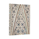 2026 Vault of the Milan Cathedral (Duomo di Milano) Midi 18-month Horizontal Hardcover Flexi Dayplanner 2025-2026 (Wrap Closure)-9780349707136