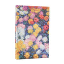 2026 Monet's Chrysanthemums Mini 12-month Verso Hardcover Flexi Dayplanner 2026 (Elastic Band Closure)-9780349707426