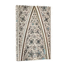 2026 Vault of the Milan Cathedral (Duomo di Milano) Mini 12-month Verso Hardcover Flexi Dayplanner 2026 (Wrap Closure)-9780349707464
