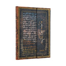 2026 Michelangelo, Handwriting (Embellished Manuscripts Collection) Midi 12-month Horizontal Hardcover Flexi Dayplanner 2026 (Wrap Closure)-9780349707594