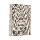 2026 Vault of the Milan Cathedral (Duomo di Milano) Midi 12-month Verso Hardcover Flexi Dayplanner 2026 (Wrap Closure)-9780349707846