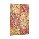 2026 Kara-ori Pink (Japanese Kimono) Maxi 12-month Vertical Hardcover Flexi Dayplanner 2026 (Elastic Band Closure)-9780349707914