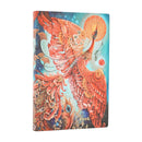 2026 Firebird (Birds of Happiness) Mini 12-month Horizontal Softcover Flexi Dayplanner 2026 (Elastic Band Closure)-9780349708300