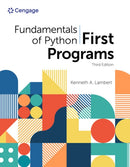 Fundamentals of Python: First Programs-9780357881019