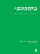 A Concordance to Conrad''s Victory