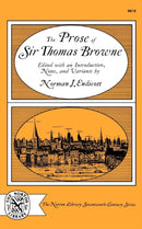 The Prose of Sir Thomas Browne-9780393006193