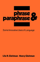 Phrase & Paraphrase : Some Innovative Uses of Language-9780393336702