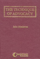 Munkman: The Technique of Advocacy-9780406002648