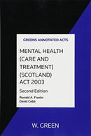 Mental Health (Care and Treatment) (Scotland) Act 2003-9780414017573