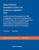 Sealy & Milman: Annotated Guide to the Insolvency Legislation 2022-9780414102385