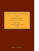Williams, Mortimer & Sunnucks - Executors, Administrators and Probate-9780414111134