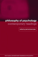 Philosophy of Psychology: Contemporary Readings-9780415368629