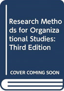 Research Methods for Organizational Studies