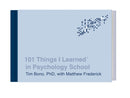101 Things I Learned in Psychology School-9780451496751