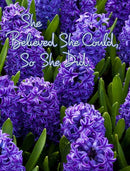 She Believed She Could, So She Did : Inspirational Quote, Beautiful Floral Design Notebook, Journal-9780464314257