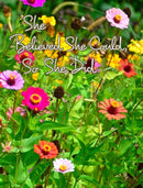 She Believed She Could, So She Did : Inspirational Quote, Beautiful Summer Flowers Notebook, Journal-9780464319207
