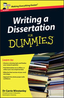 Writing a Dissertation For Dummies, UK Edition-9780470742709