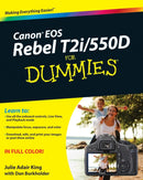 Canon EOS Rebel T2i / 550D For Dummies-9780470768815