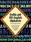 Gothic and Old English Alphabets : 100 Complete Fonts-9780486246956