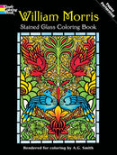 William Morris Stained Glass Coloring Book-9780486410425