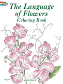 The Language of Flowers Coloring Book-9780486430355
