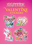 Glitter Valentine Stickers-9780486438559