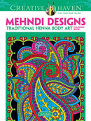 Creative Haven Mehndi Designs Coloring Book : Traditional Henna Body Art-9780486491264