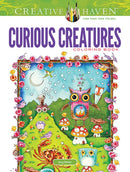 Creative Haven Curious Creatures Coloring Book-9780486492698
