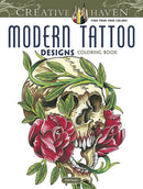 Creative Haven Modern Tattoo Designs Coloring Book-9780486493268