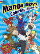 Manga Boys Coloring Book-9780486497105