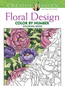 Creative Haven Floral Design Color By Number Coloring Book-9780486793856