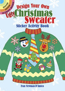 Design Your Own "Ugly" Christmas Sweater Sticker Activity Book-9780486801049