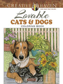 Creative Haven Lovable Cats and Dogs Coloring Book-9780486804453