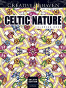 Creative Haven Deluxe Edition Celtic Nature Designs Coloring Book-9780486810423