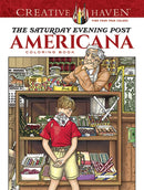 Creative Haven The Saturday Evening Post Americana Coloring Book-9780486814346