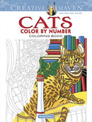 Creative Haven Cats Color by Number Coloring Book-9780486818535