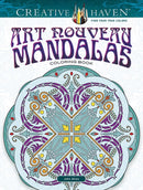 Creative Haven Art Nouveau Mandalas Coloring Book-9780486818900