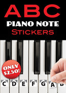 A B C Piano Note Stickers-9780486820316