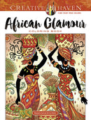 Creative Haven African Glamour Coloring Book-9780486821641
