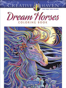 Creative Haven Dream Horses Coloring Book-9780486828558