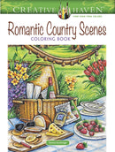 Creative Haven Romantic Country Scenes Coloring Book-9780486829074